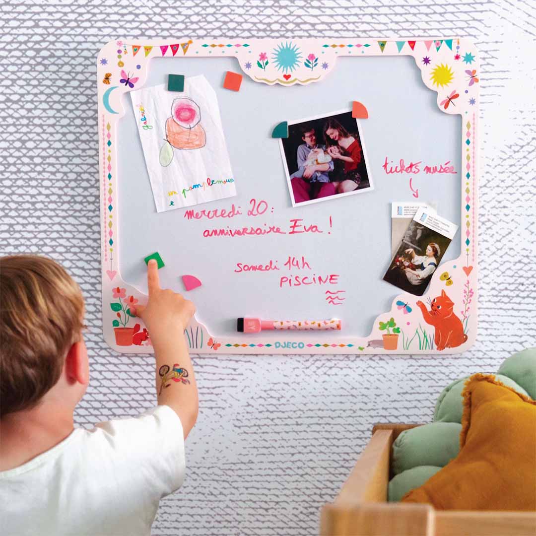djeco magnetisch tekenbord - poes