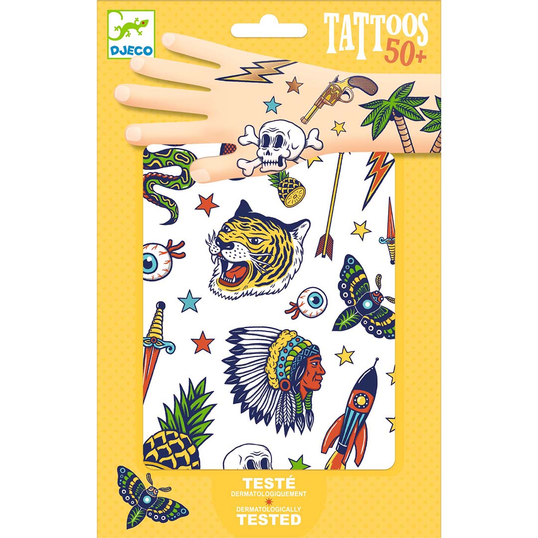 djeco metallic tattoos - bang bang