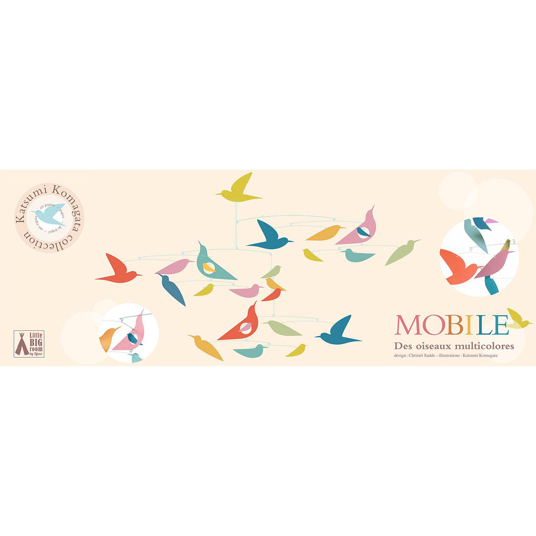 djeco mobiel gekleurde vogels | DD04375 | 2