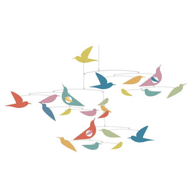djeco mobiel gekleurde vogels