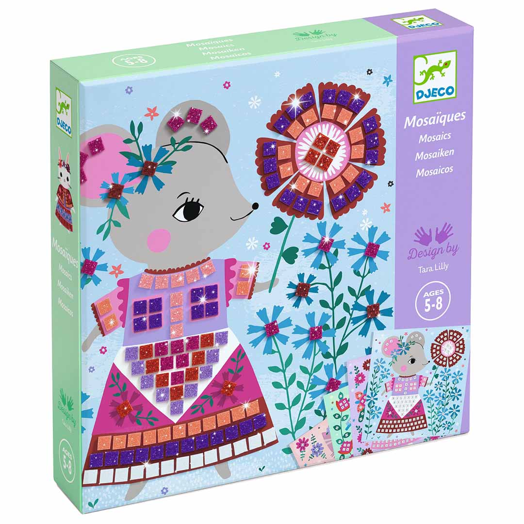 djeco mozaïek lieve huisdieren