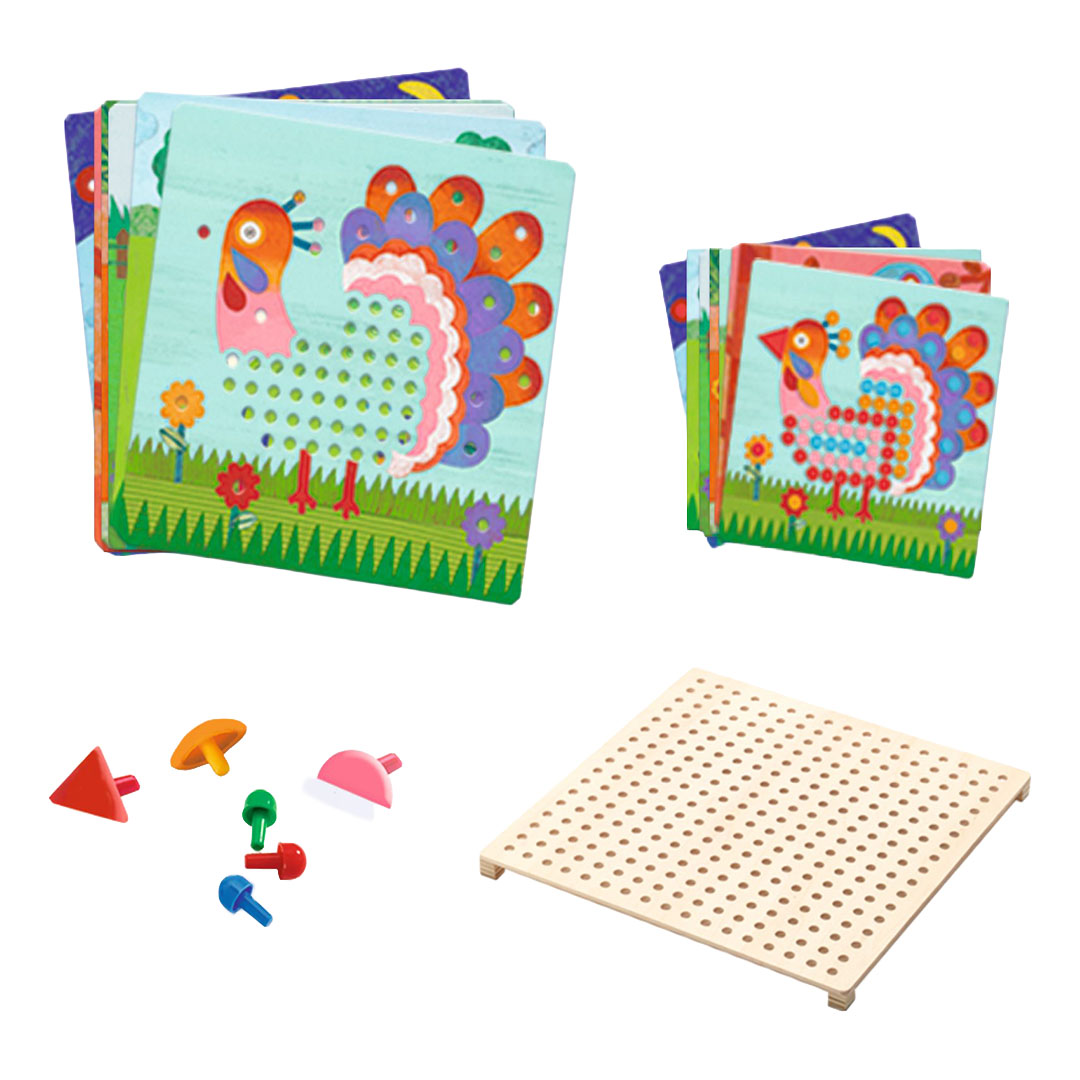 djeco mozaïekpuzzels dieren | DJ08137 | 3