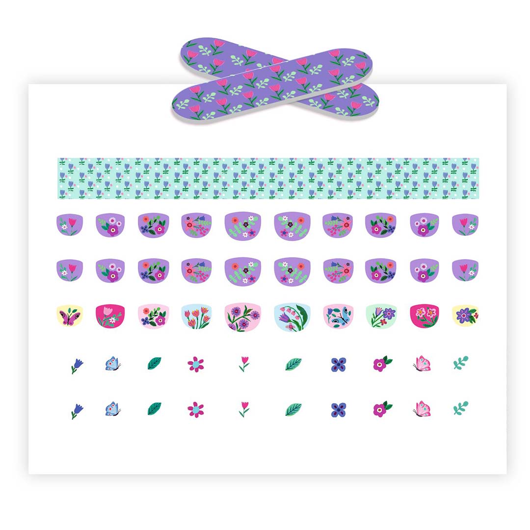 djeco nagelstickers petite fleur | DJ09241 | 1