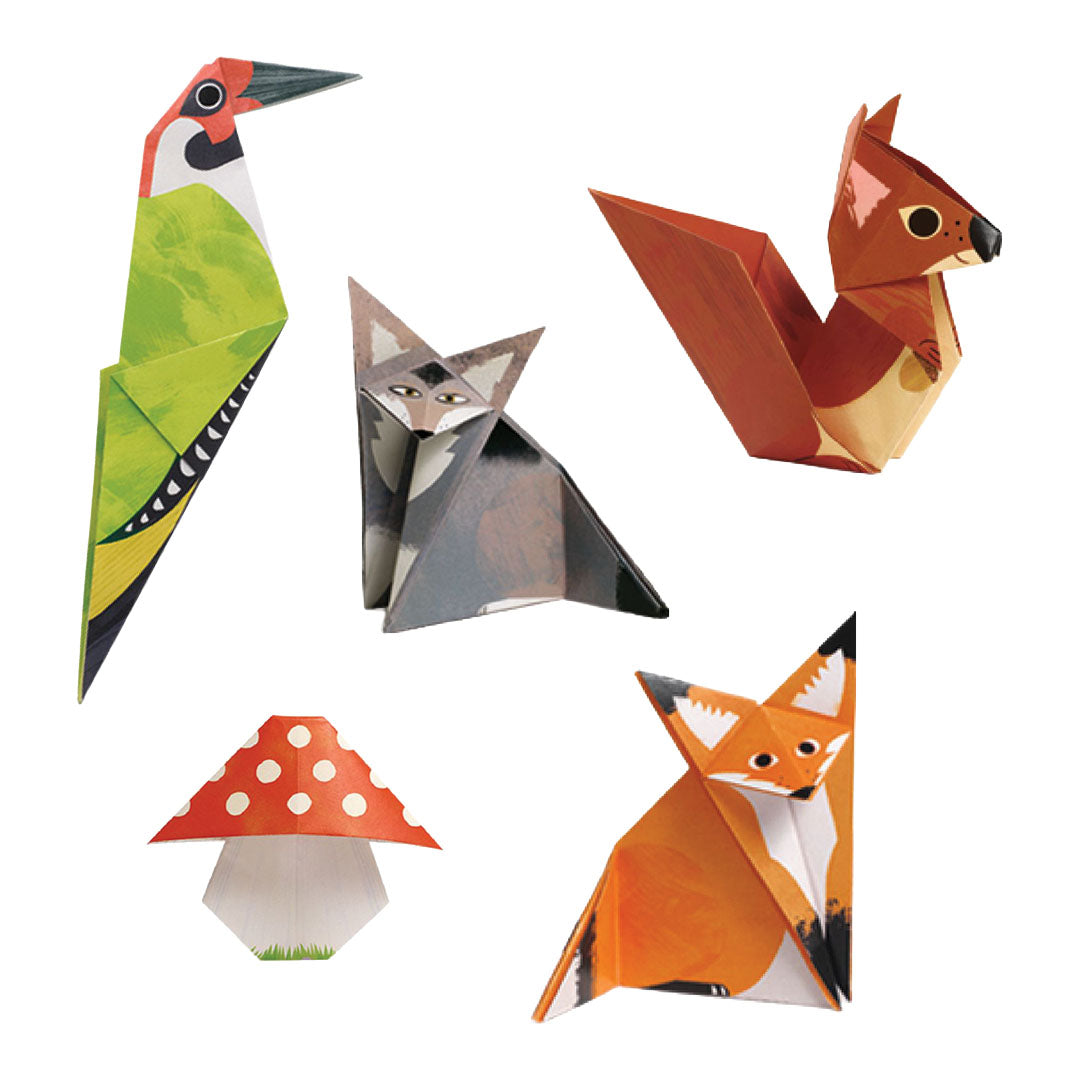 djeco origami - boswandeling