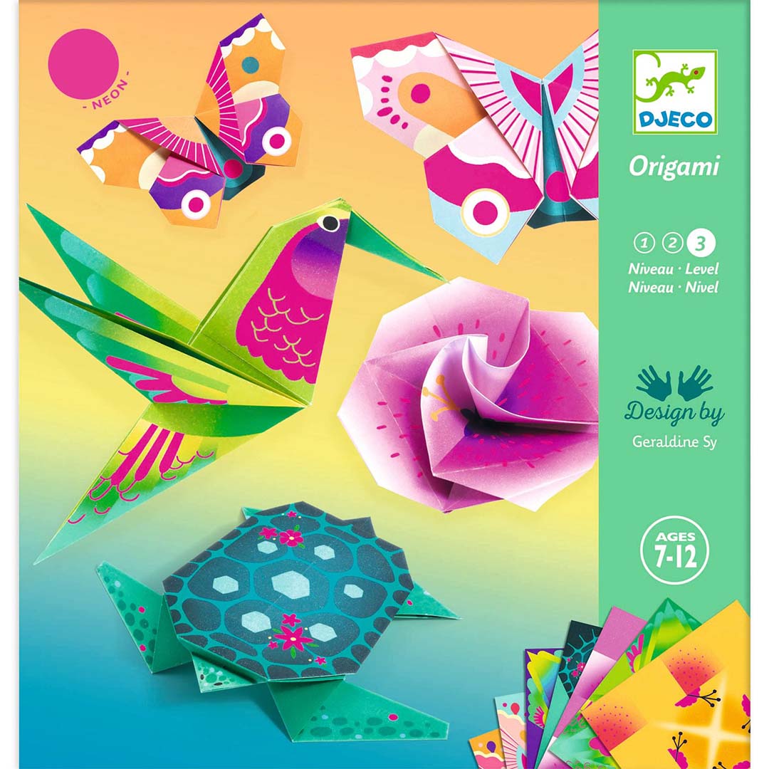 djeco origami tropische dieren