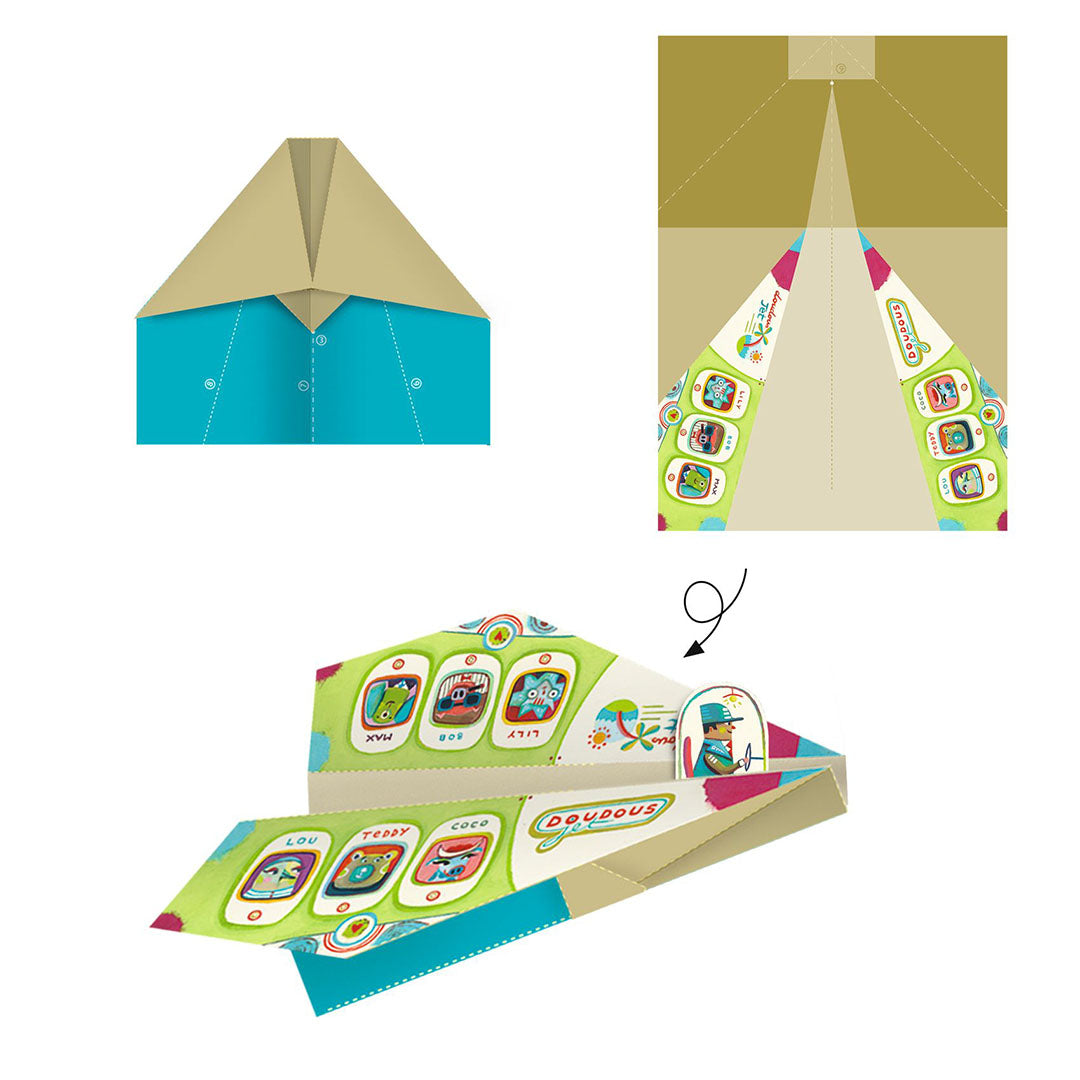djeco origami vliegtuigen | DJ08760 | 1
