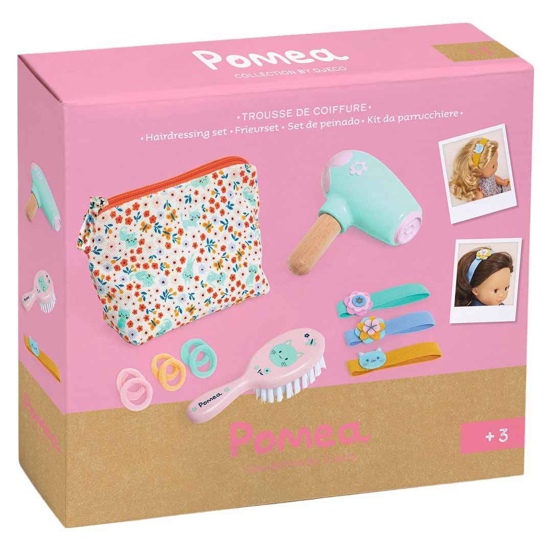 djeco pomea poppen haarstyling set