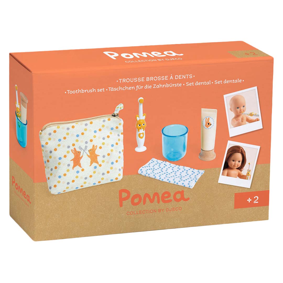 djeco pomea poppentandenborstel set