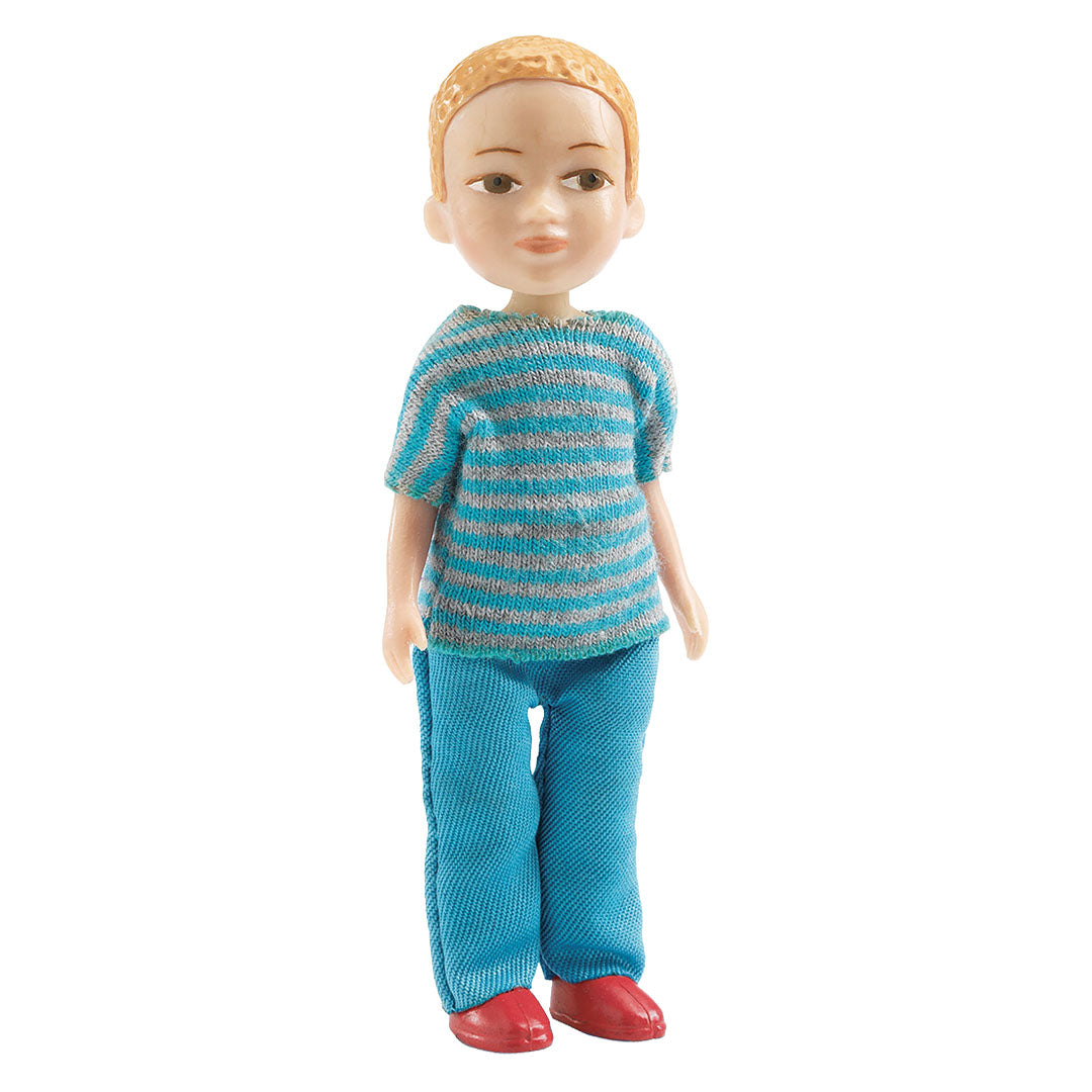 djeco poppenhuis jongen victor - 9 cm