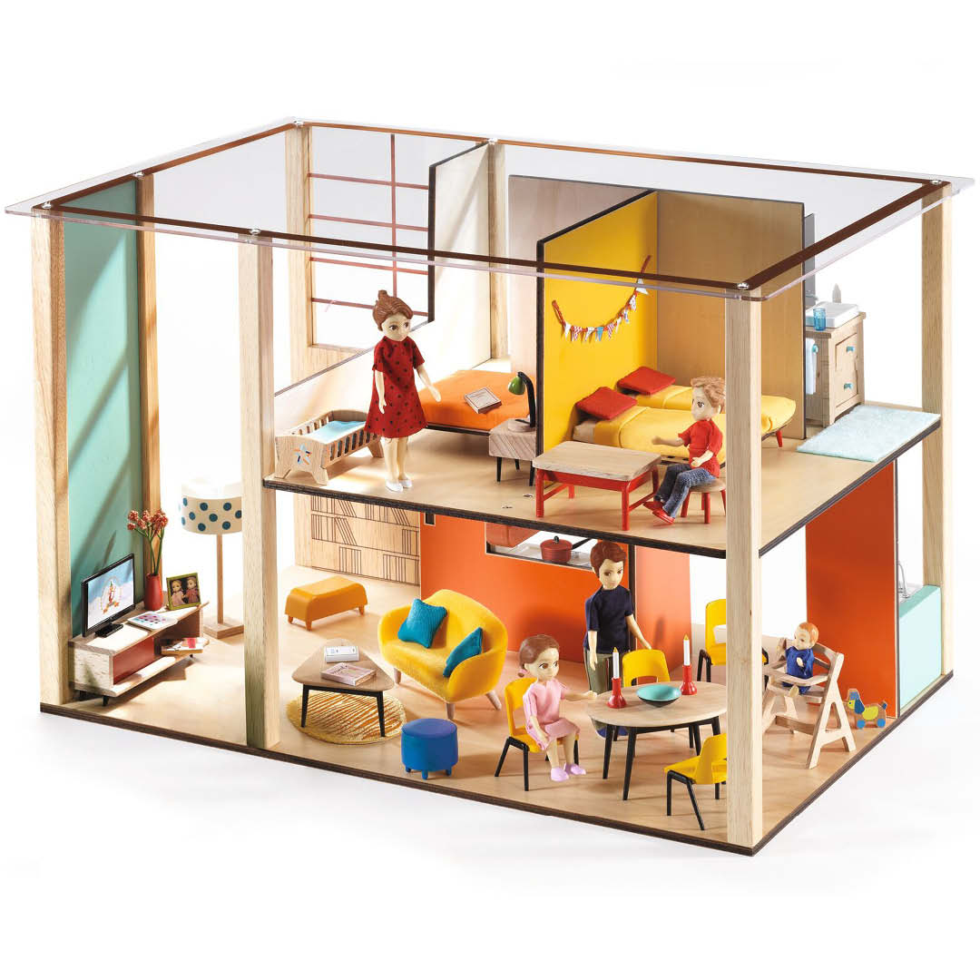 djeco poppenhuis kubus