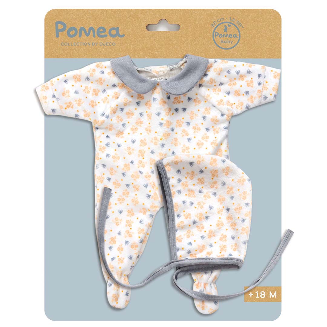 djeco poppenkledingset baby pomea - paloma - 28-34 cm | DJ07735 | 2