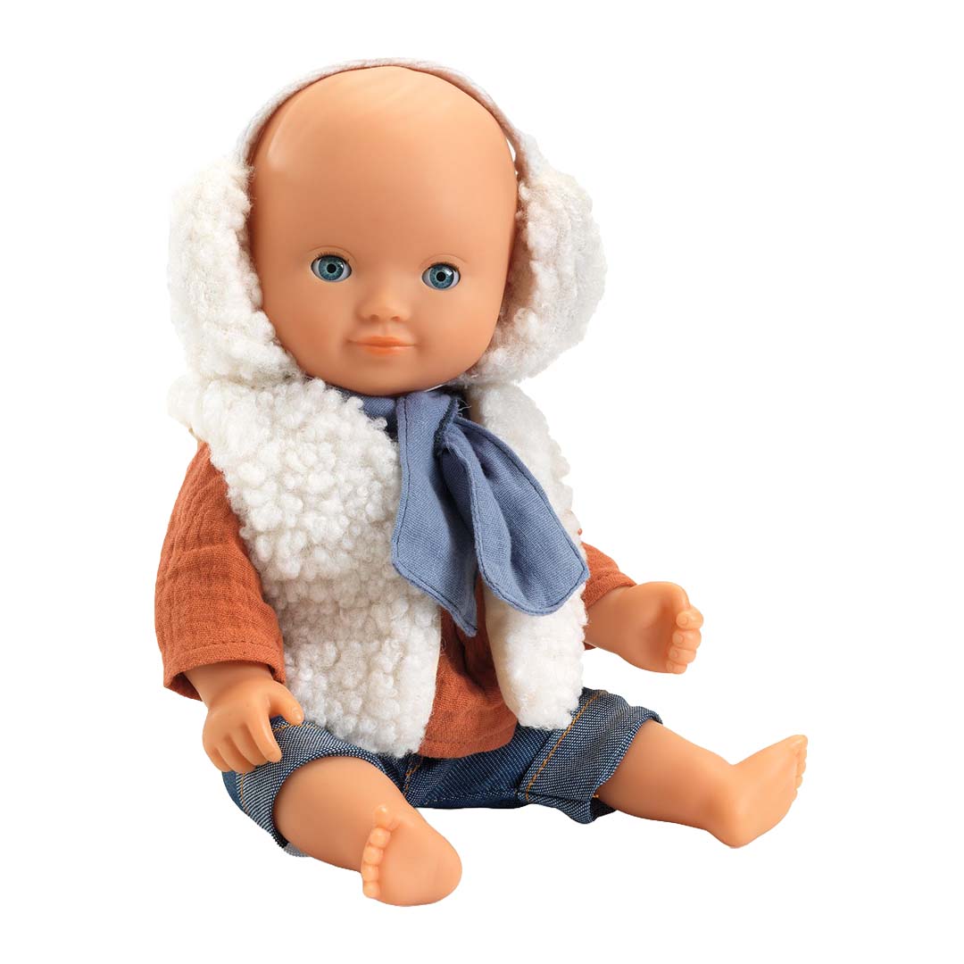 djeco poppenkledingset pomea lovely - moumoute - 32 cm | DJ07774 | 1