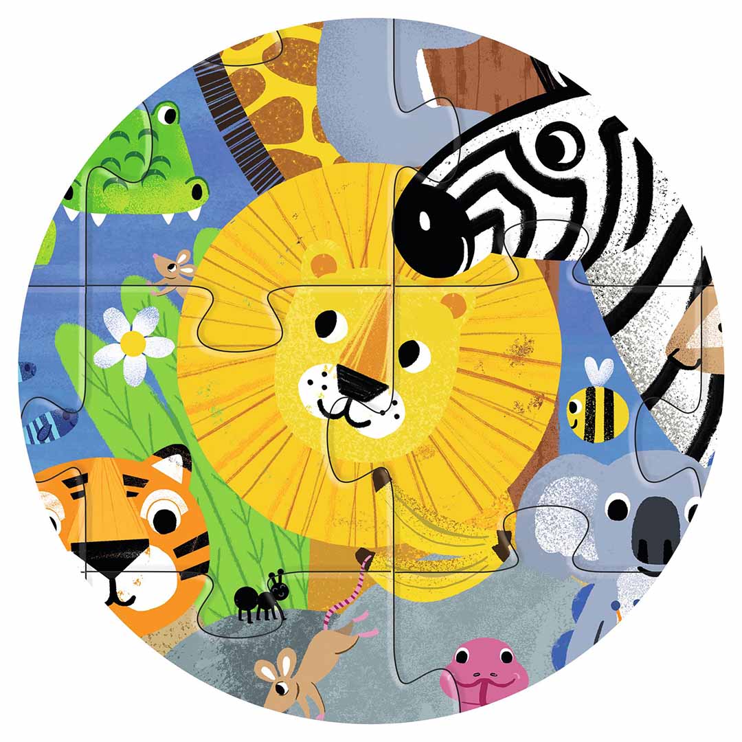 djeco puzzel 1 tot 10 - jungle - 54st | DJ07148 | 3