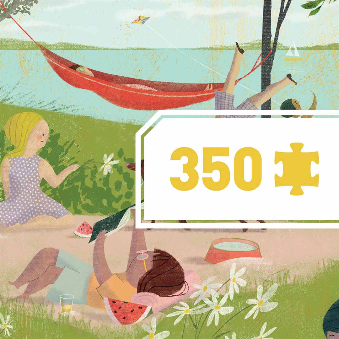 djeco puzzel a summer's day - 350st | DJ07689 | 2