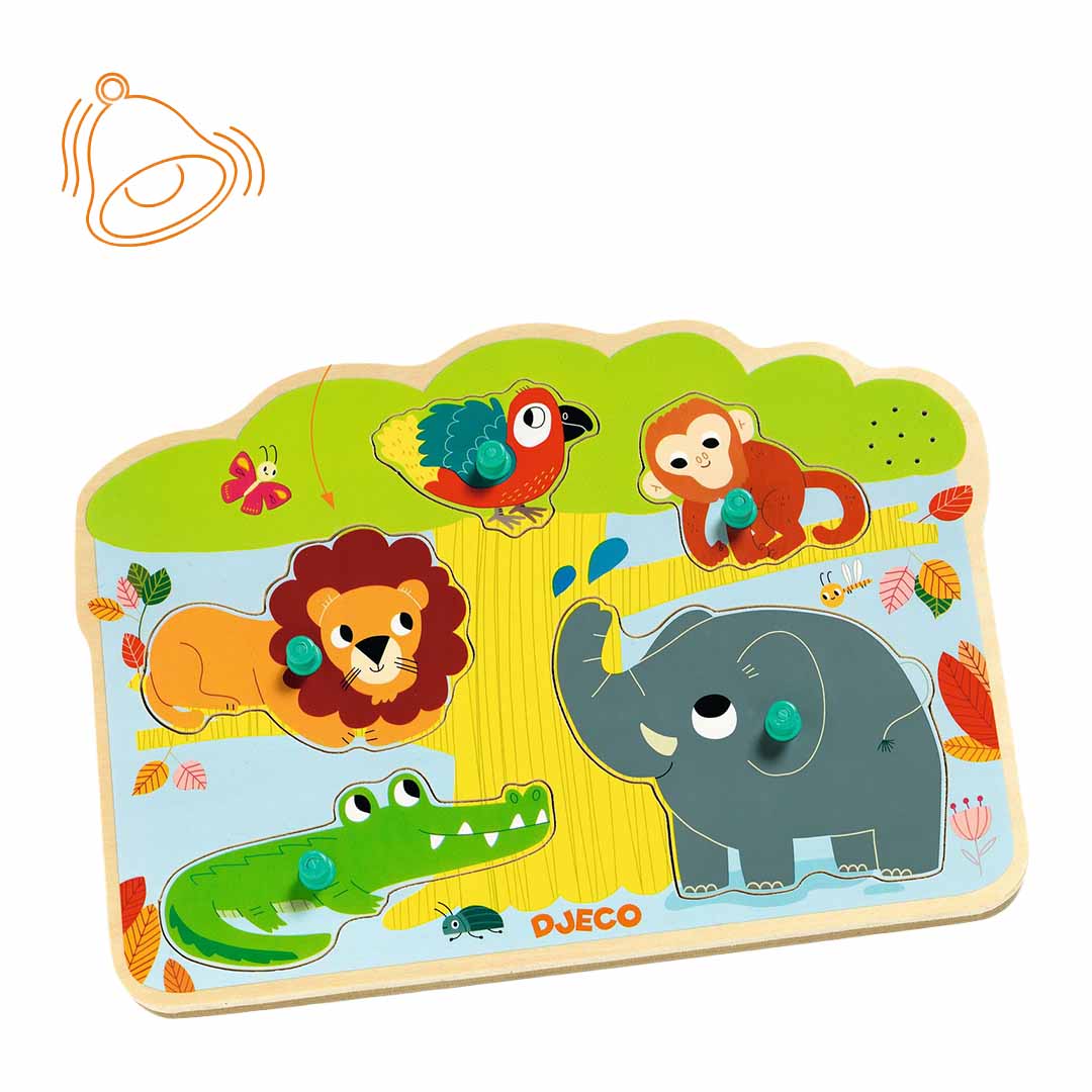 djeco puzzel baobab met geluid (5st) | DJ01708 | 0