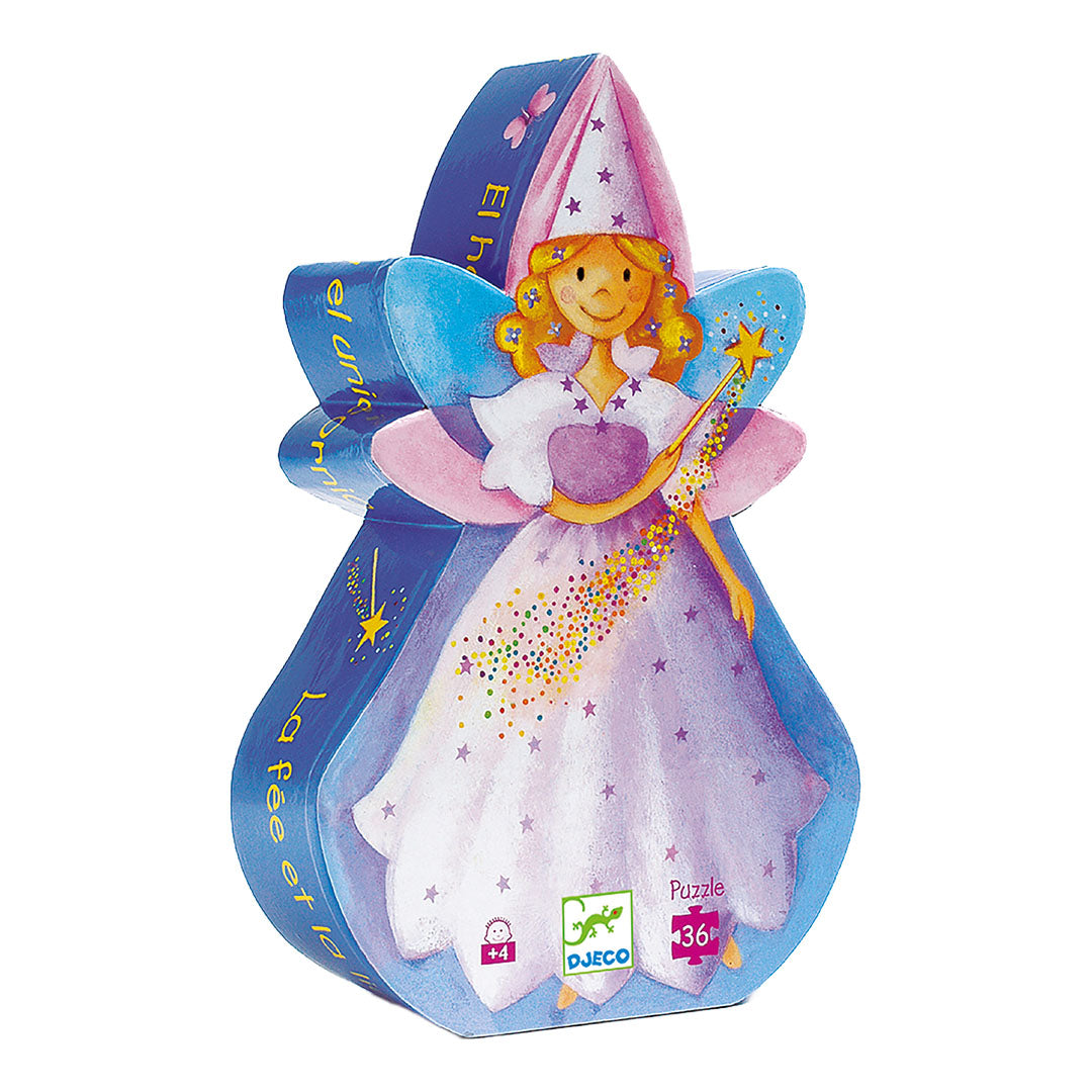 djeco puzzel de fee en de eenhoorn (36st)