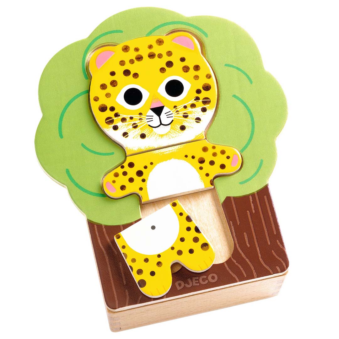 djeco puzzel dieren - 6x3st | DJ01626 | 1