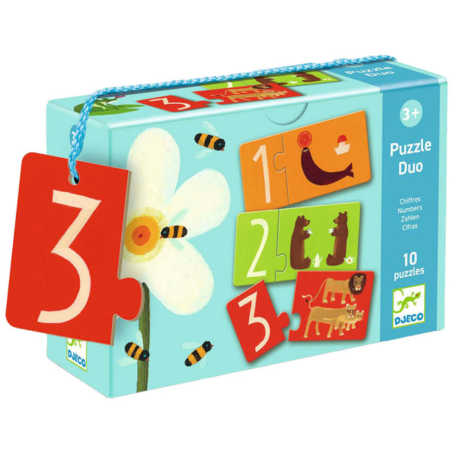 djeco puzzel duo nummers (10x2st)