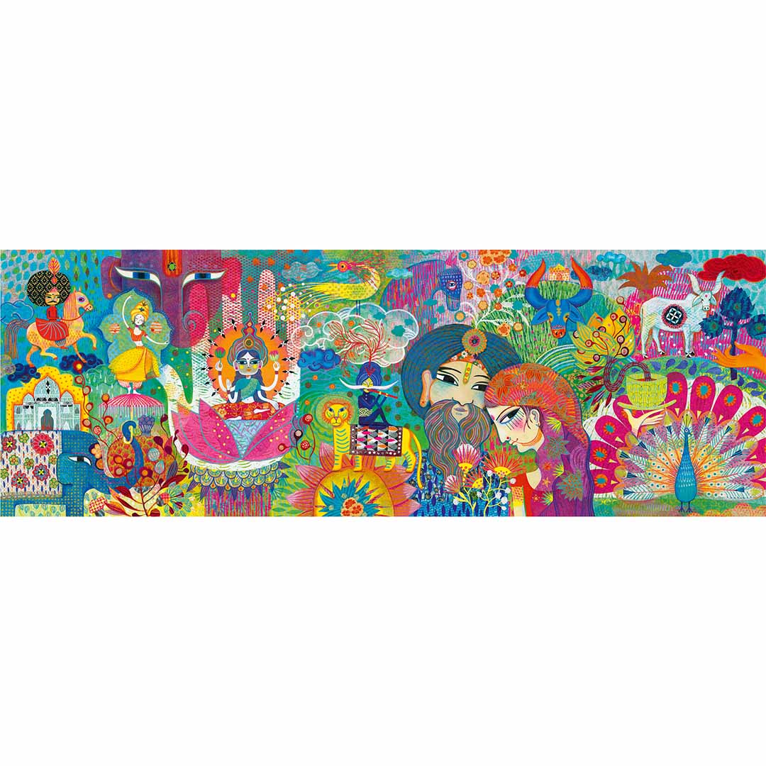 djeco puzzel het magische india (1000st) | DJ07649 | 1