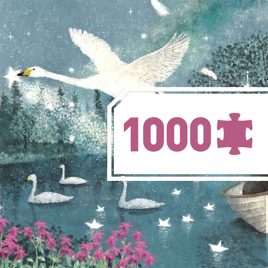 djeco puzzel hymn to the moon - 1000st