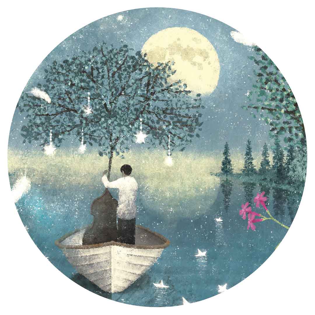 djeco puzzel hymn to the moon - 1000st