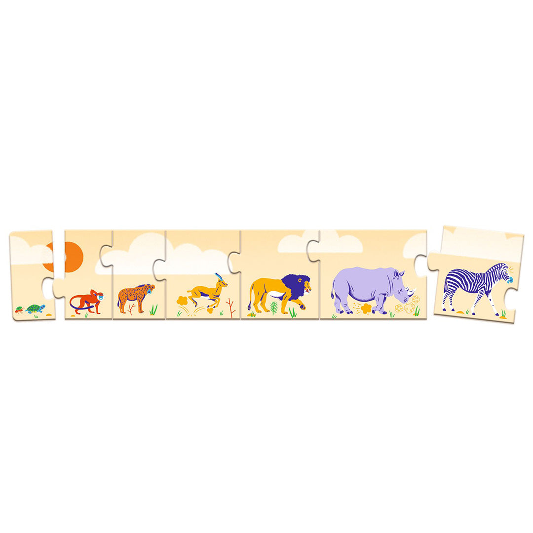 djeco puzzel klein en groot - 10st | DJ08189 | 2