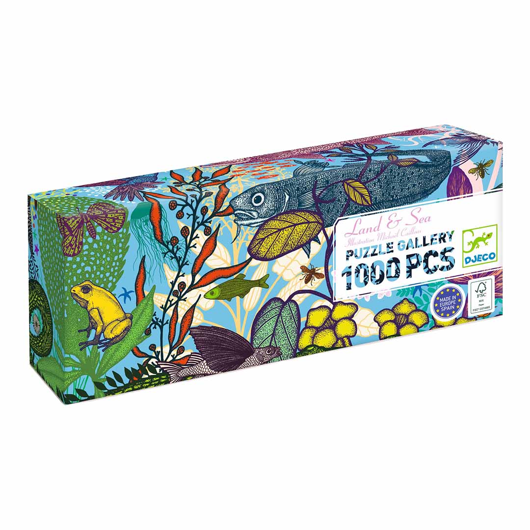 djeco puzzel land en zee - 1000st | DJ07646 | 0
