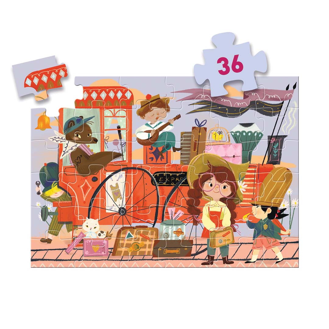 djeco puzzel mia's journey - 36st | DJ07305 | 1