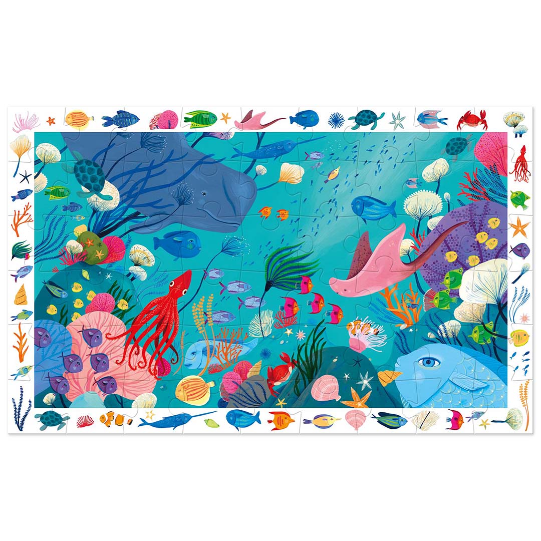 djeco puzzel observation aquatisch (54st) | DJ07562 | 1