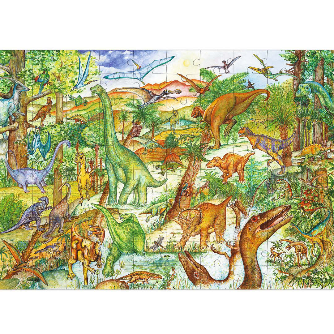 djeco puzzel observation dinosaurussen (100st) | DJ07424 | 1