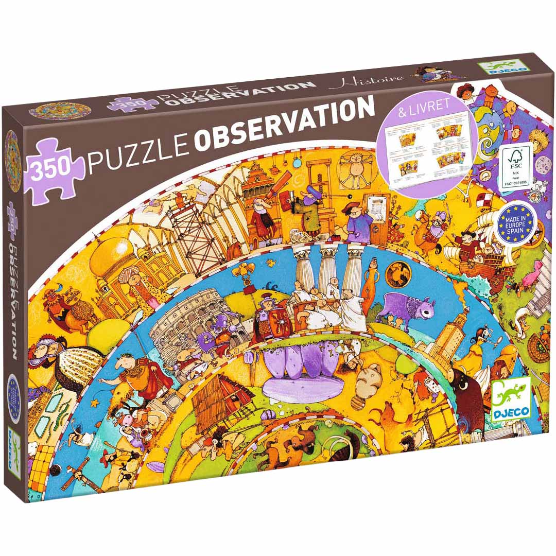 djeco puzzel observation geschiedenis (350st) | DJ07470 | 1