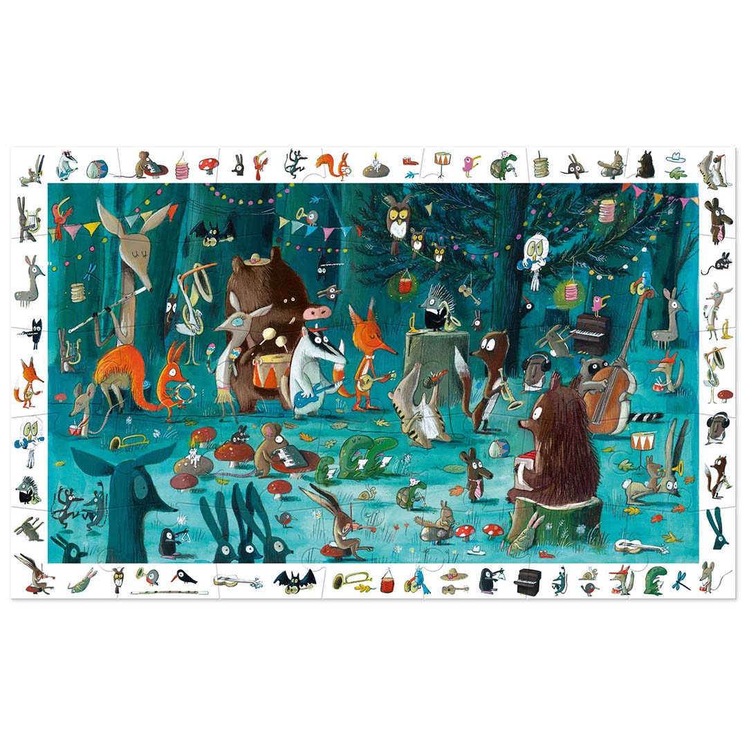 djeco puzzel observation het dierenorkest (35st) | DJ07588 | 1