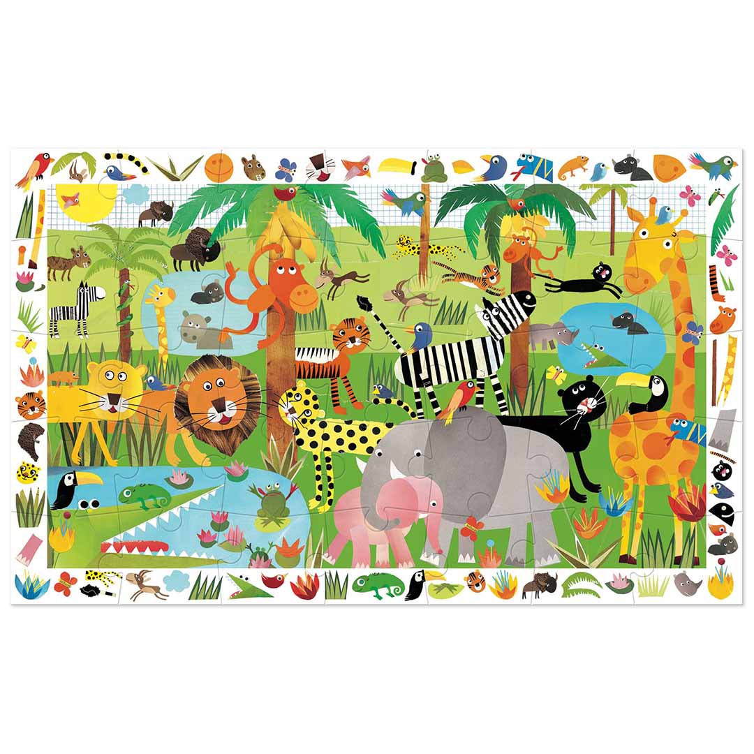 djeco puzzel observation jungle (35st)