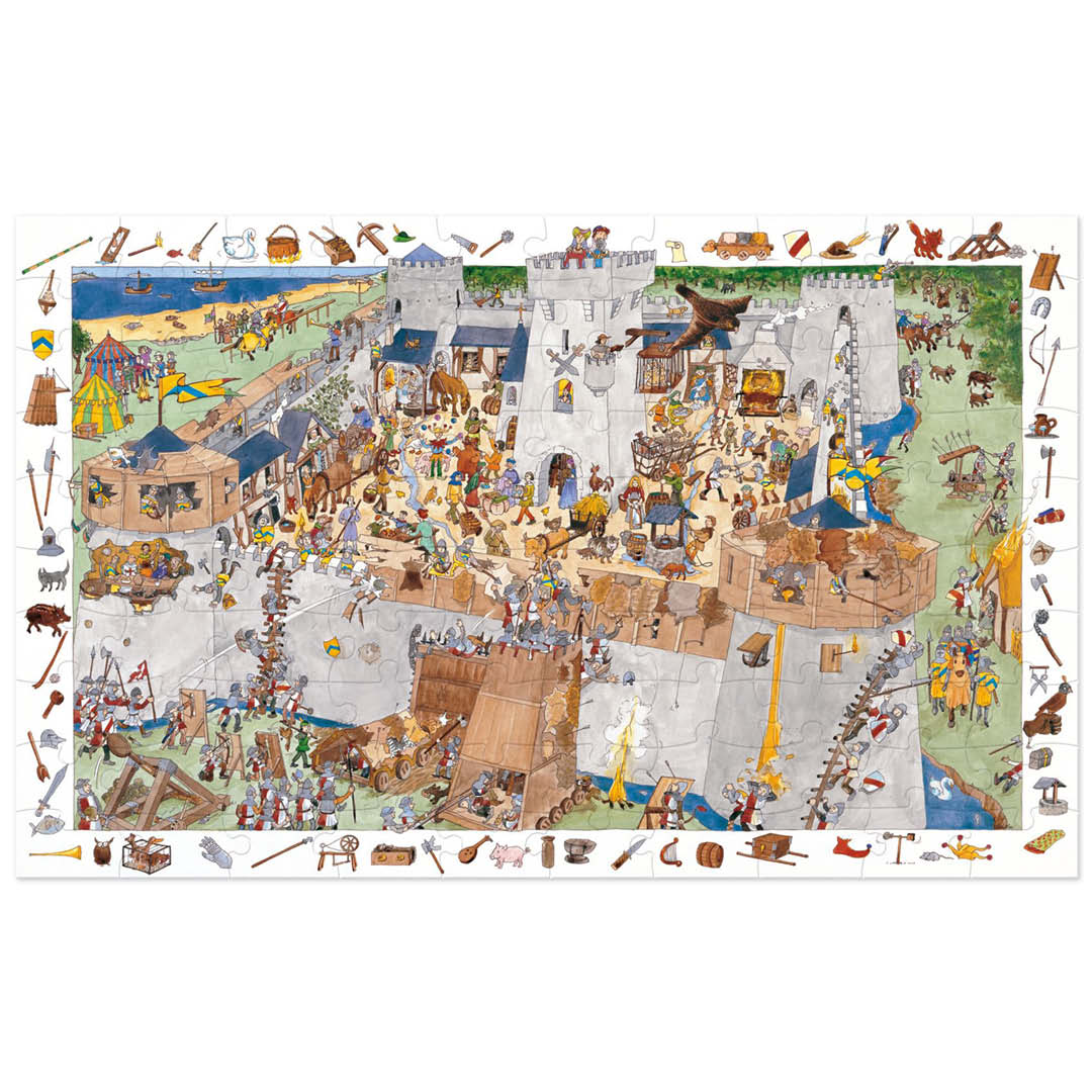 djeco puzzel observation kasteel (100st) | DJ07503 | 1