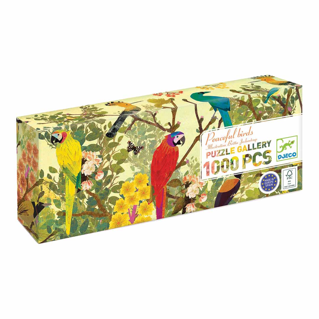 djeco puzzel peaceful birds - 1000st | DJ07687 | 0