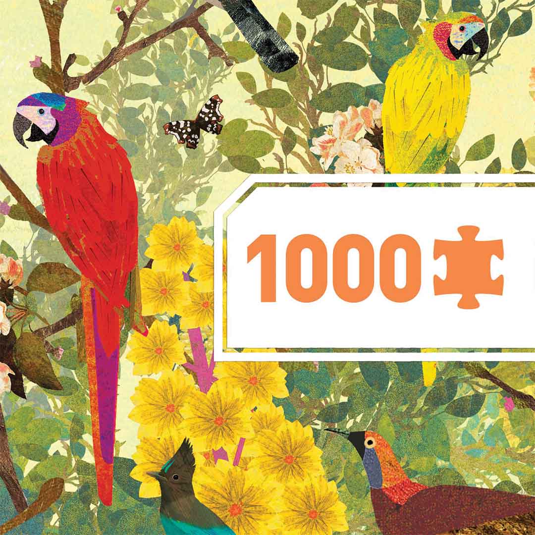 djeco puzzel peaceful birds - 1000st | DJ07687 | 2