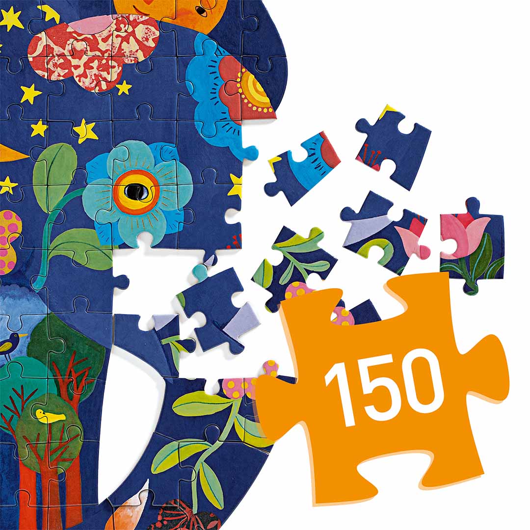 djeco puzzel puzz'art olifant - 150st | DJ07652 | 2