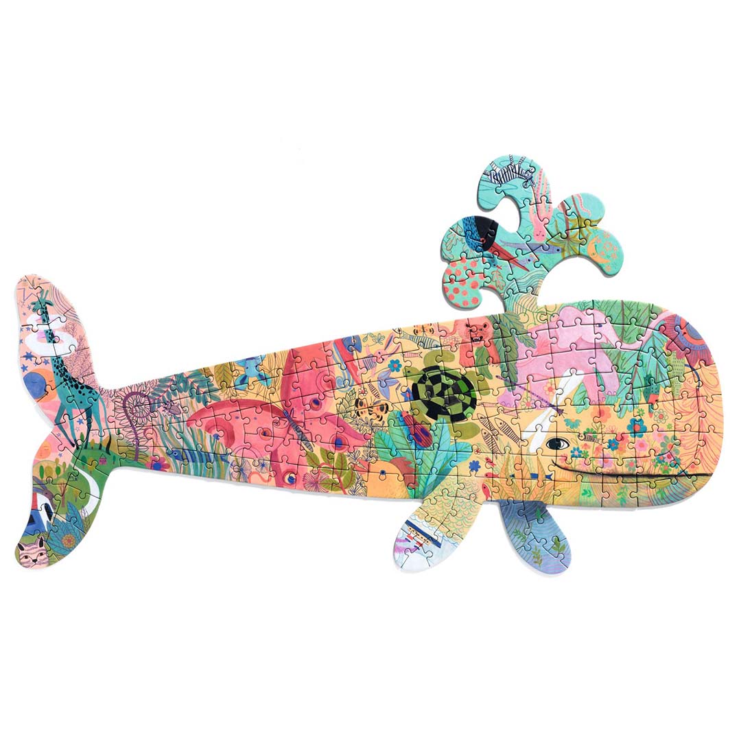 djeco puzzel puzz'art walvis - 150st