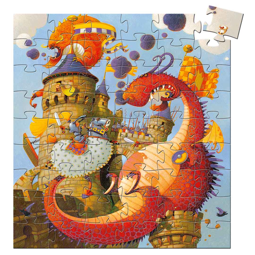 djeco puzzel ridders en draken - 54st | DJ07256 | 1
