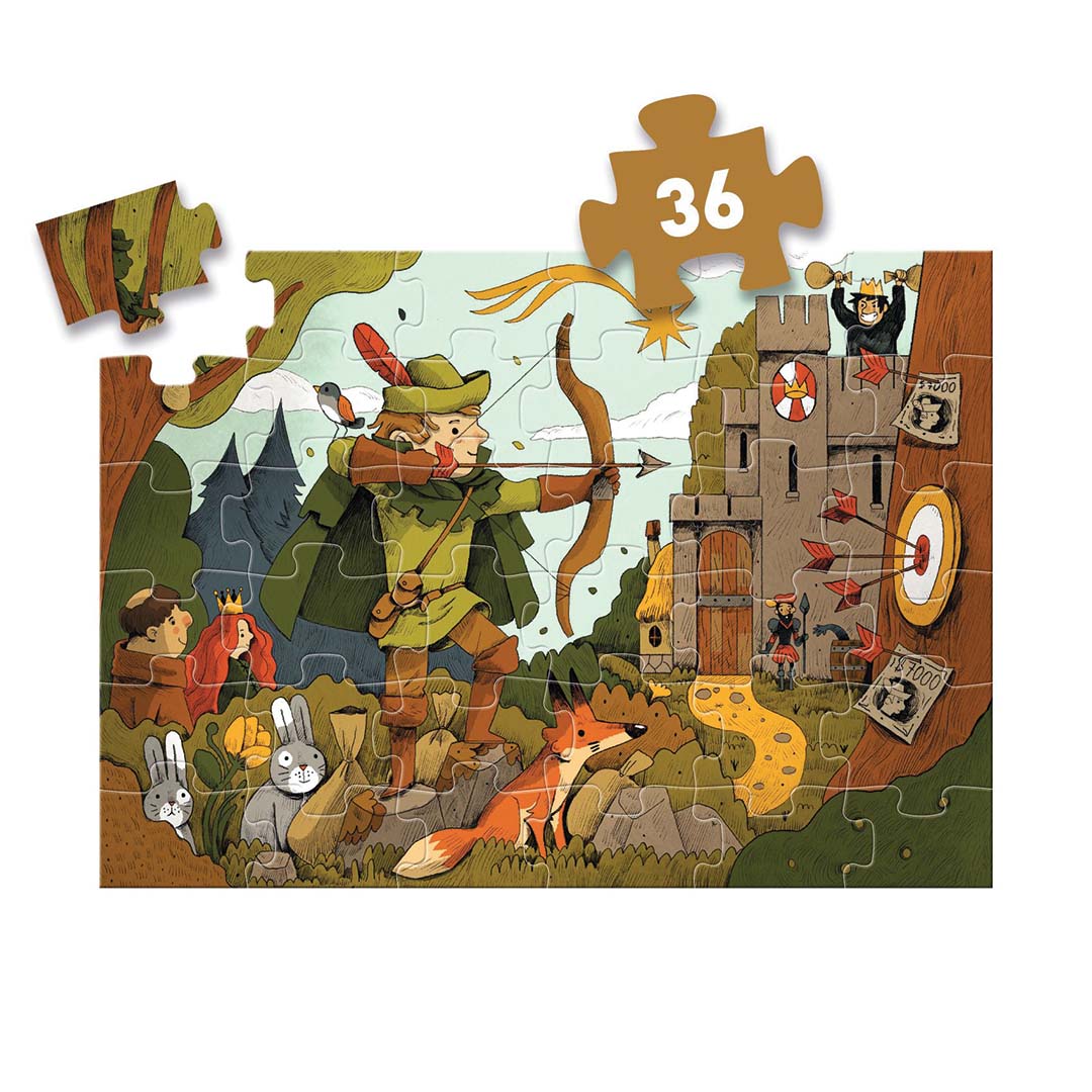 djeco puzzel robin hood - 36st