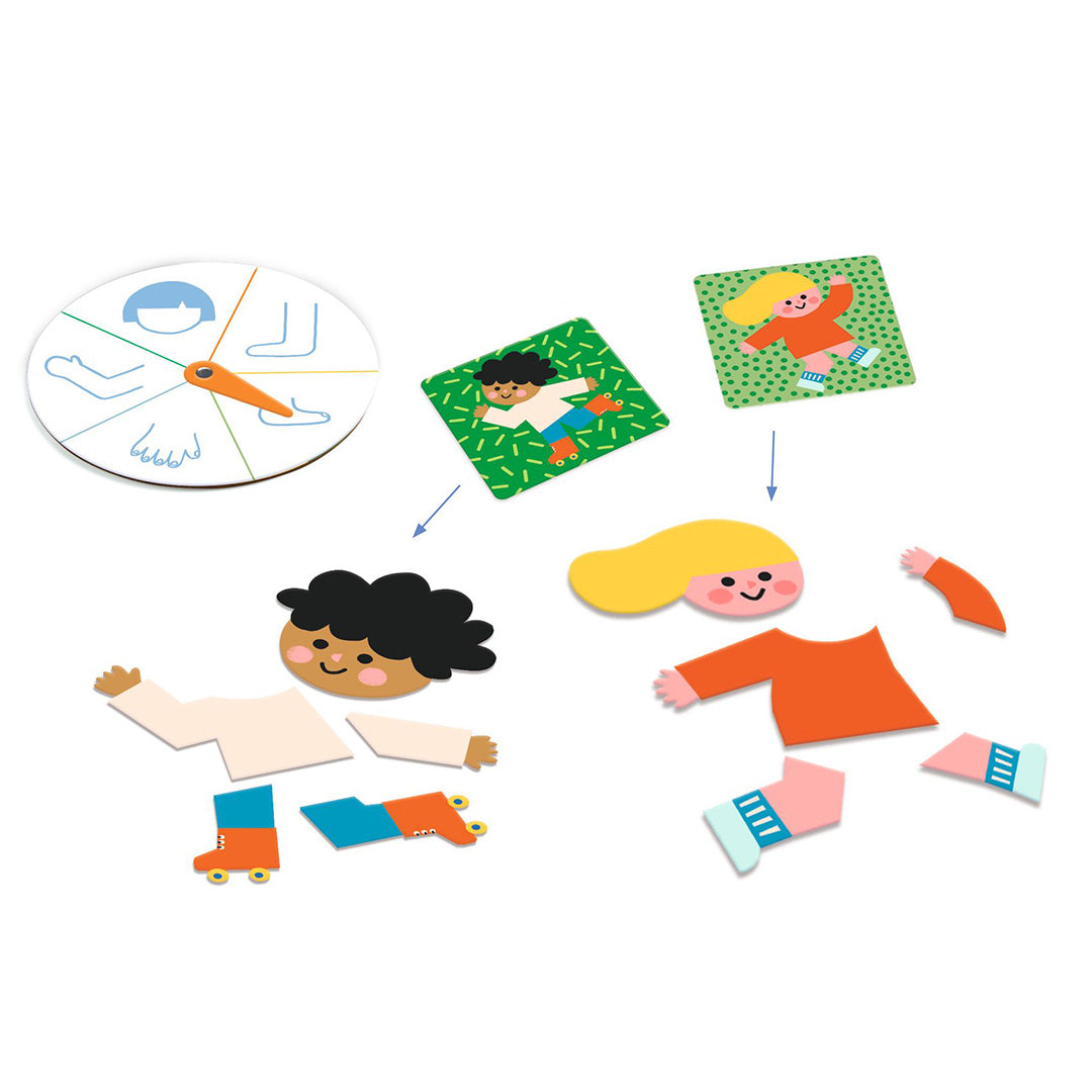 djeco puzzelspel lichaamsdelen leren | DJ08267 | 1