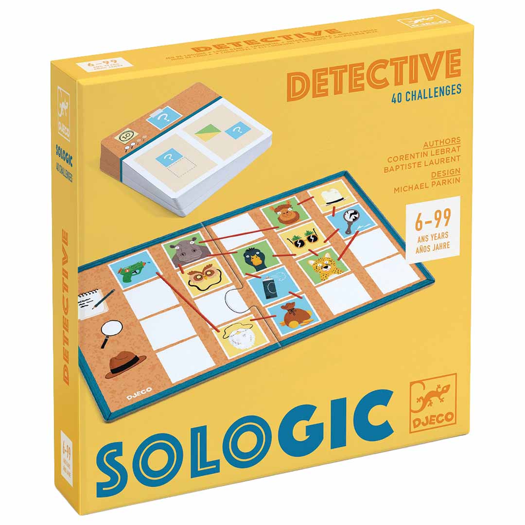 djeco puzzelspel sologic - detective