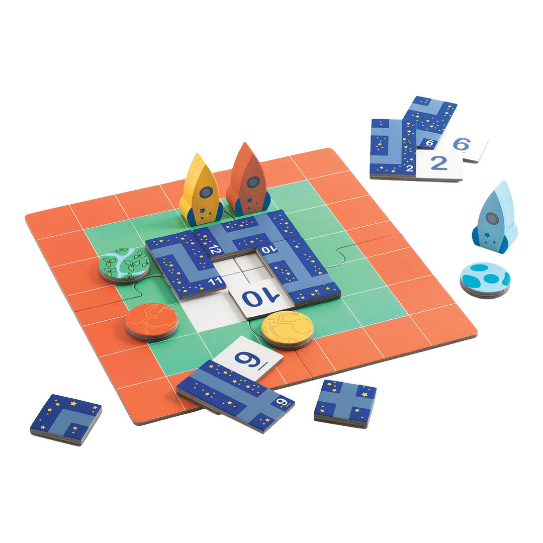 djeco puzzelspel sologic - rocket track | DJ00825 | 2