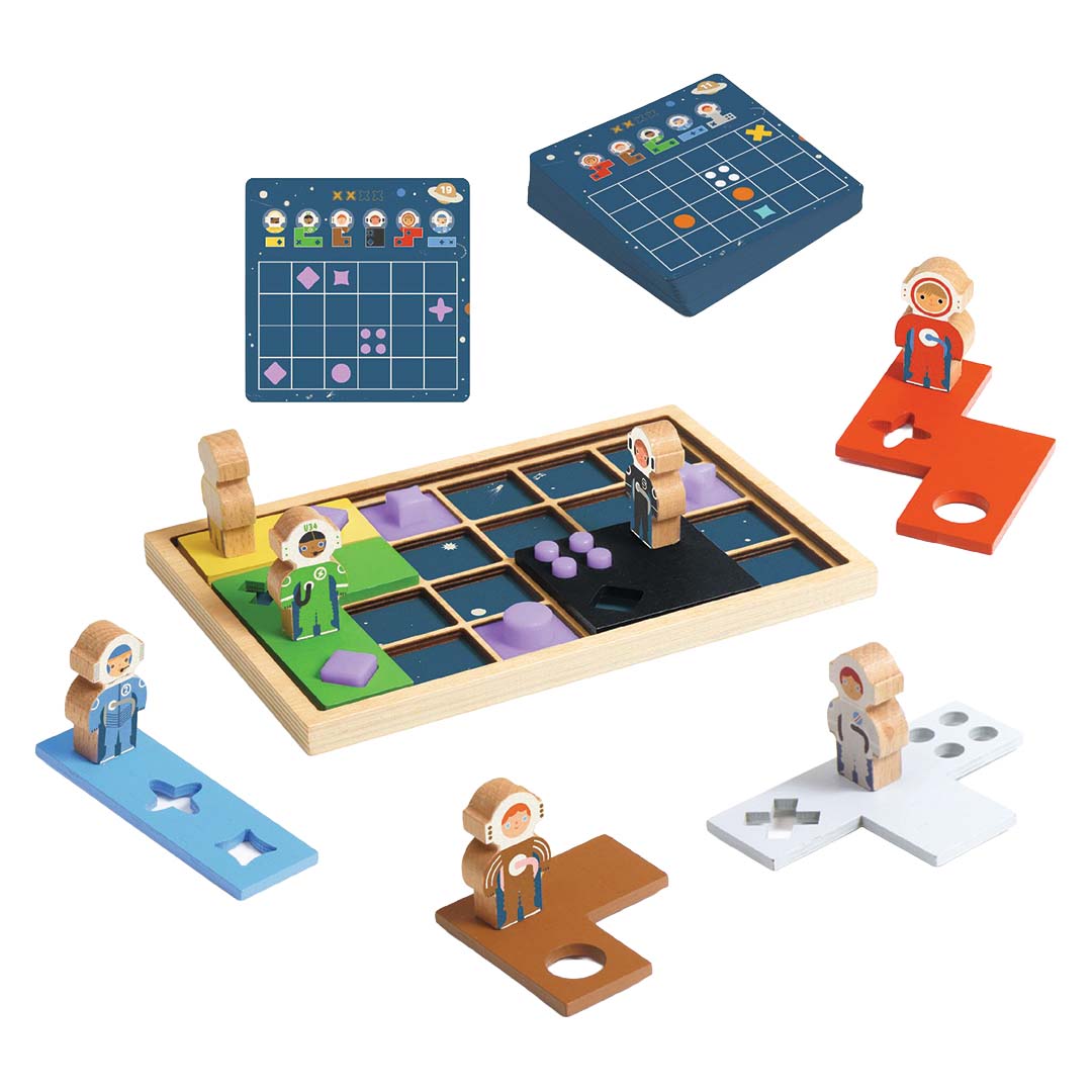 djeco puzzelspel sologic - space orbit | DJ00817 | 2