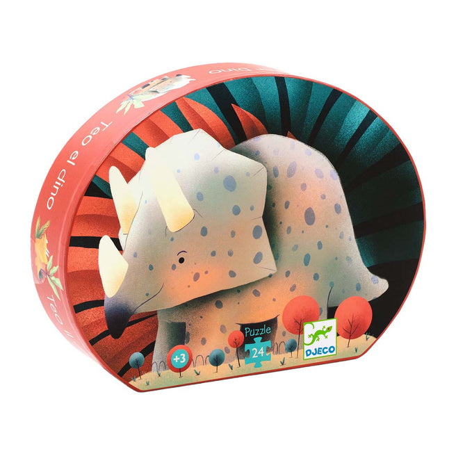 djeco puzzel teo de dino - 24st