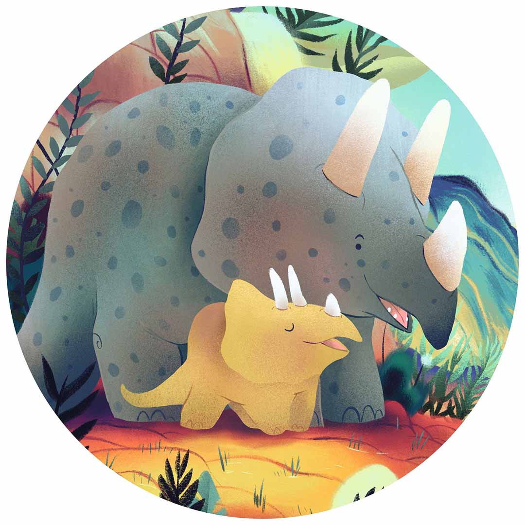 Djeco puzzel teo de dino - 24st | ilovespeelgoed