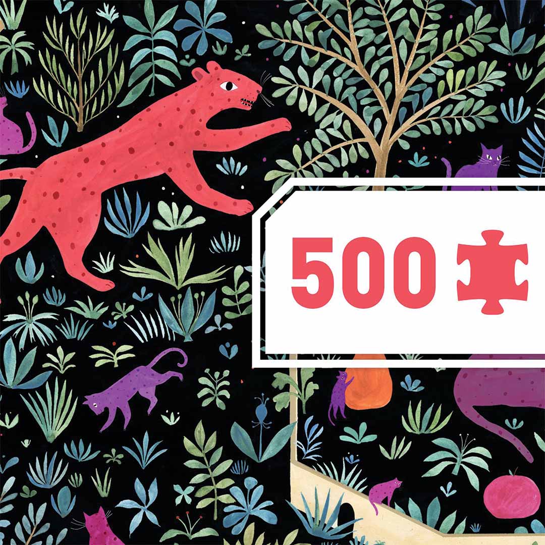 djeco puzzel the kingdom of cats - 500st
