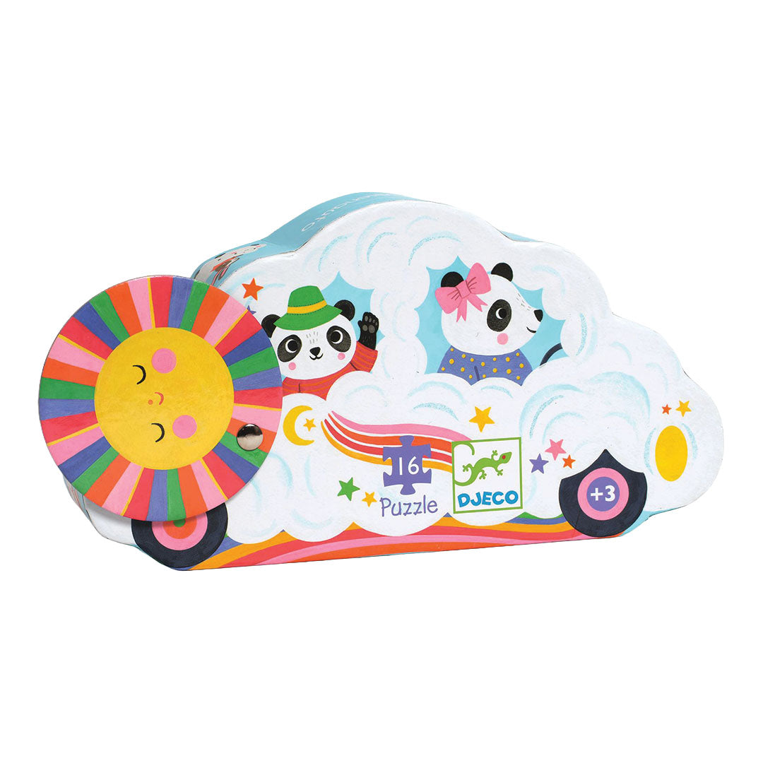djeco puzzel wolkenauto - 16st