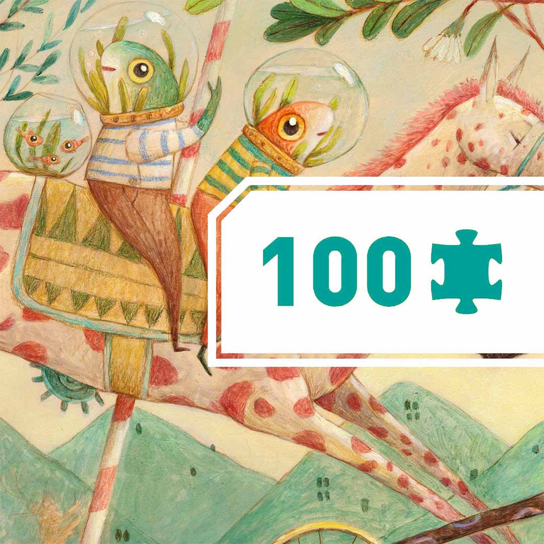djeco puzzel wonderful ride - 100st | DJ07681 | 3