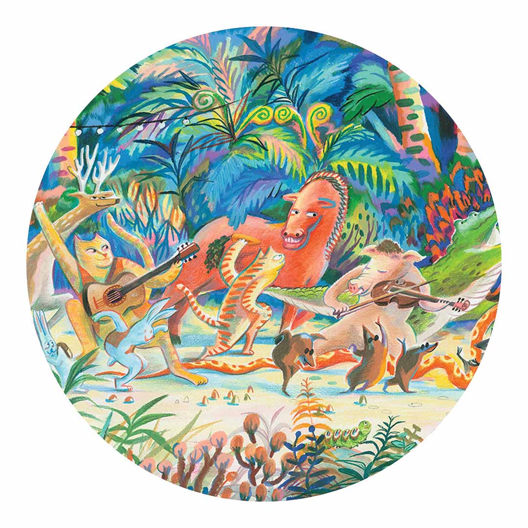 djeco puzzel woods music band - 200st | DJ07682 | 3